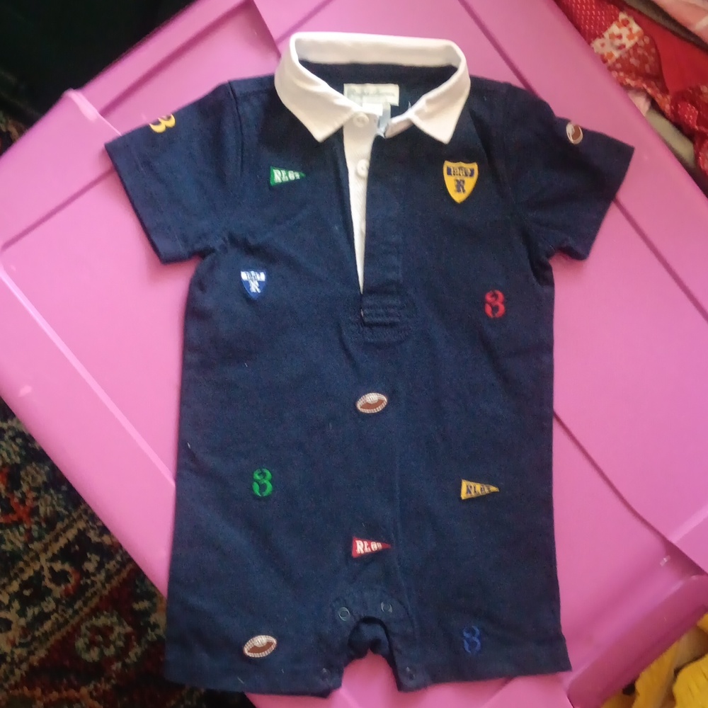 Ralph Lauren collegiate romper